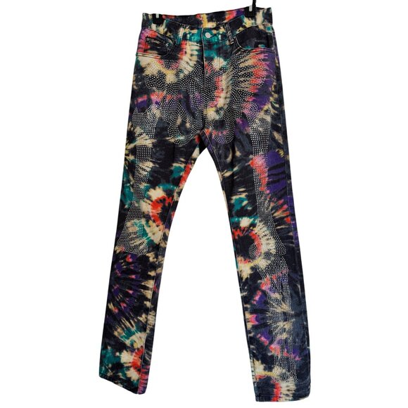 MNML Multicolor Tie-Dye Straight Jeans - Picture 9 of 16